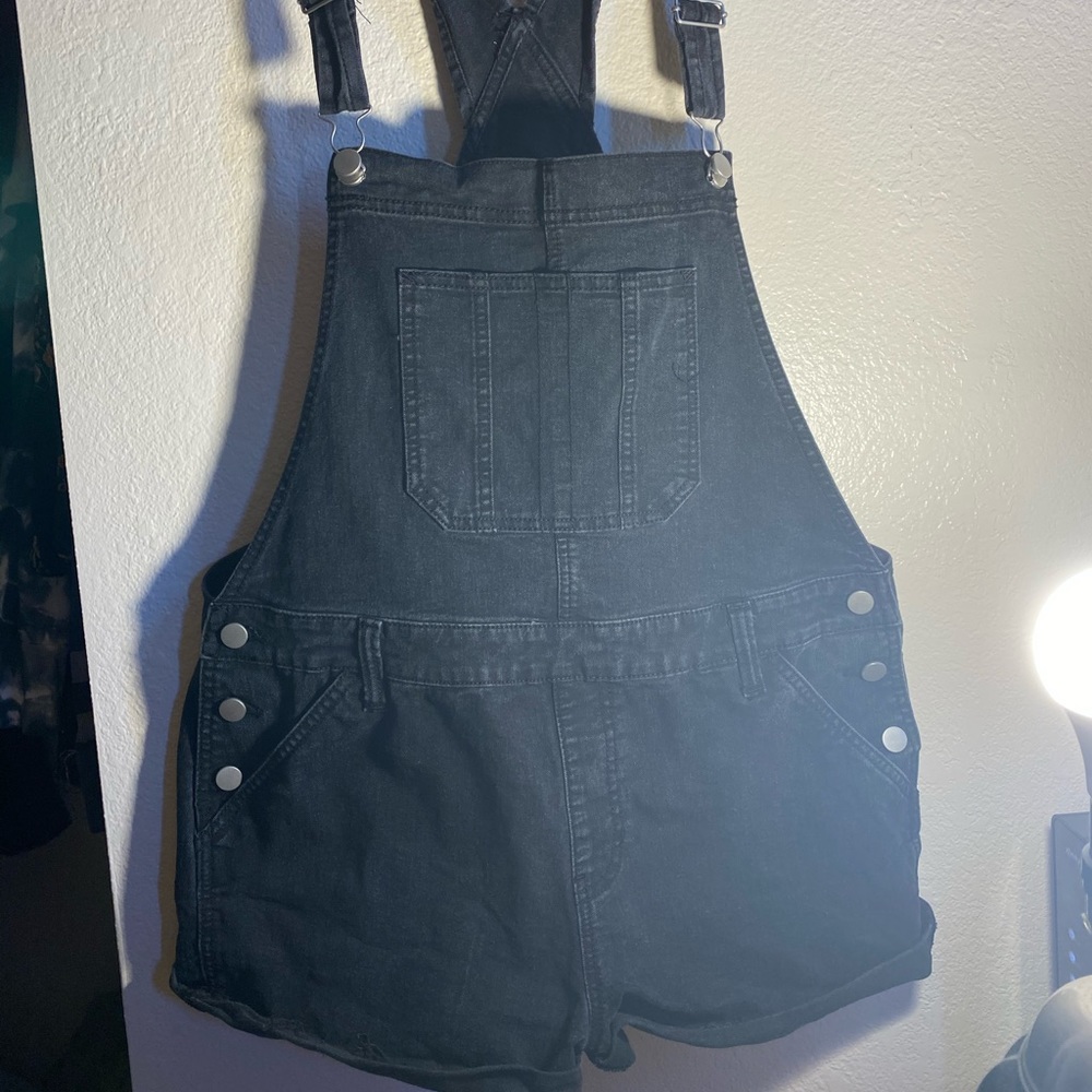 Black overalls